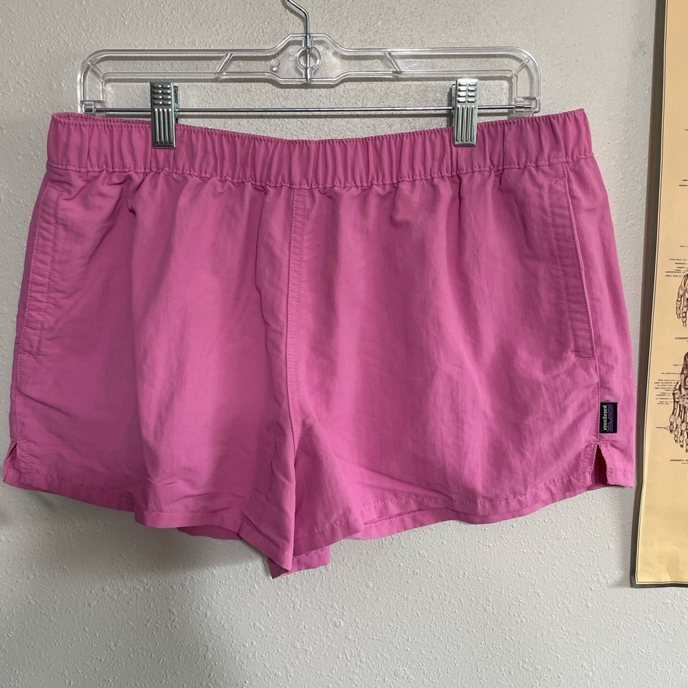 Pink patagonia high rise shorts